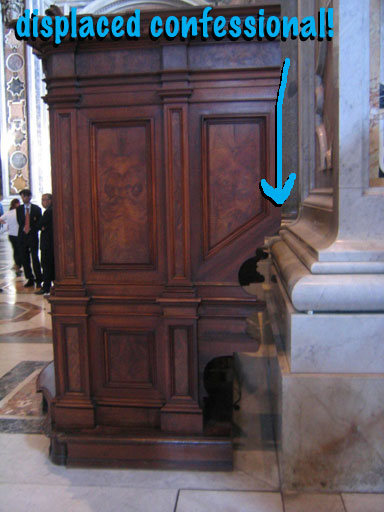 displaced confessional