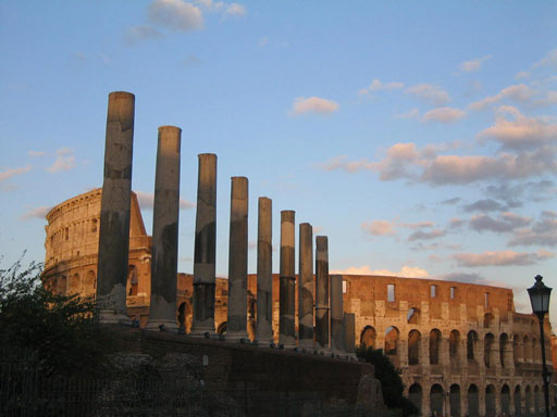 colosseum and columns