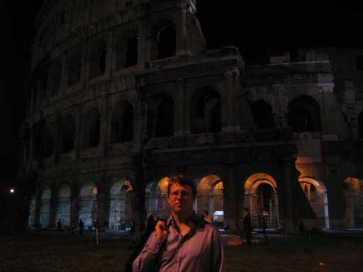 david at the colosseum