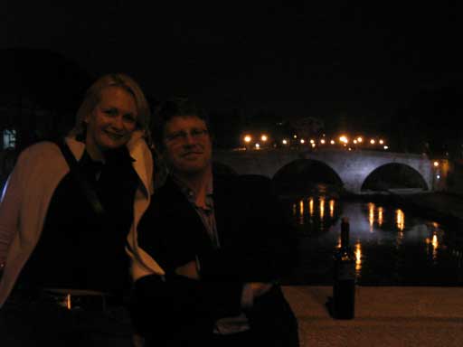 david and laura on ponte garibaldi