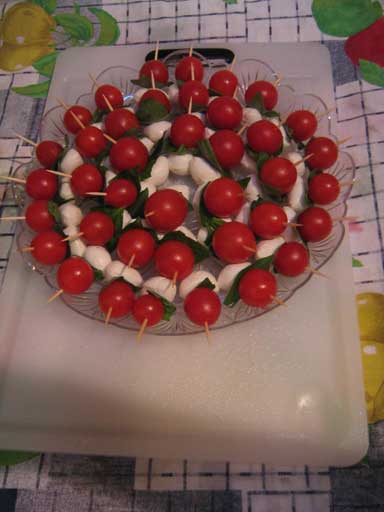 caprese on a stick