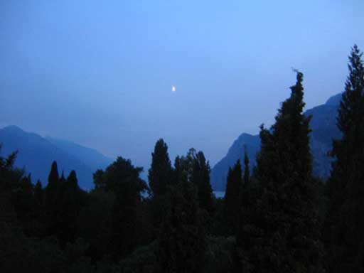 riva del garda sunset