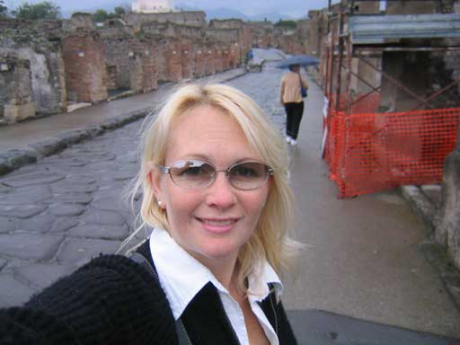 me in pompeii