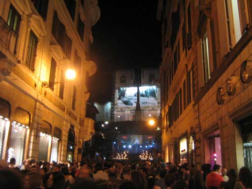 cirque du soleil at the spanish steps